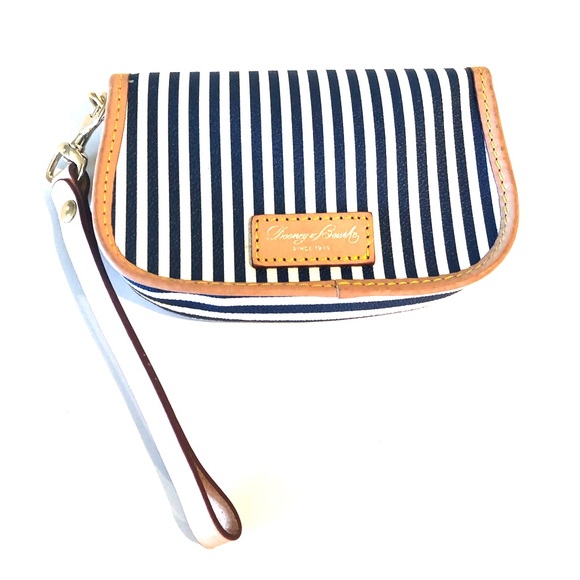 Dooney and Bourke striped wristlet - Picture 1 of 5